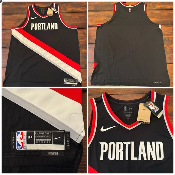 Nike Portland Trail Blazers Blank Authentic Vaporknit Jersey